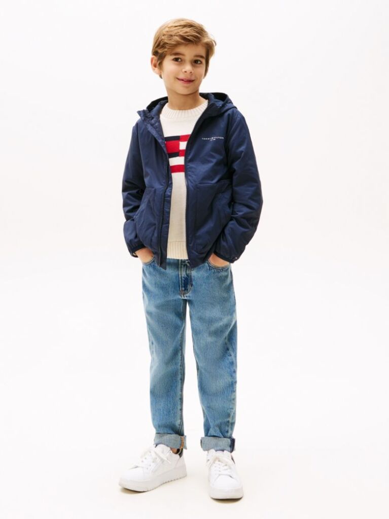 Blue Ultra Light Padded Packable Jacket  Kids Unisex
