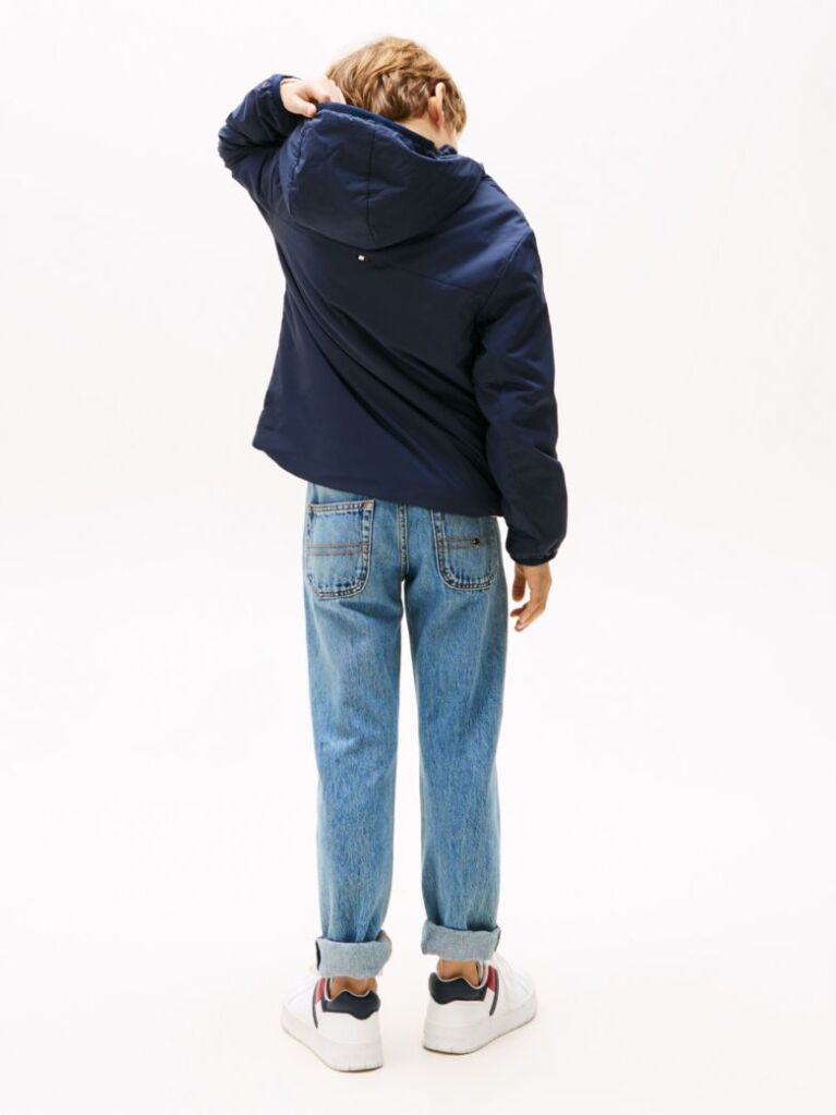 Blue Ultra Light Padded Packable Jacket  Kids Unisex