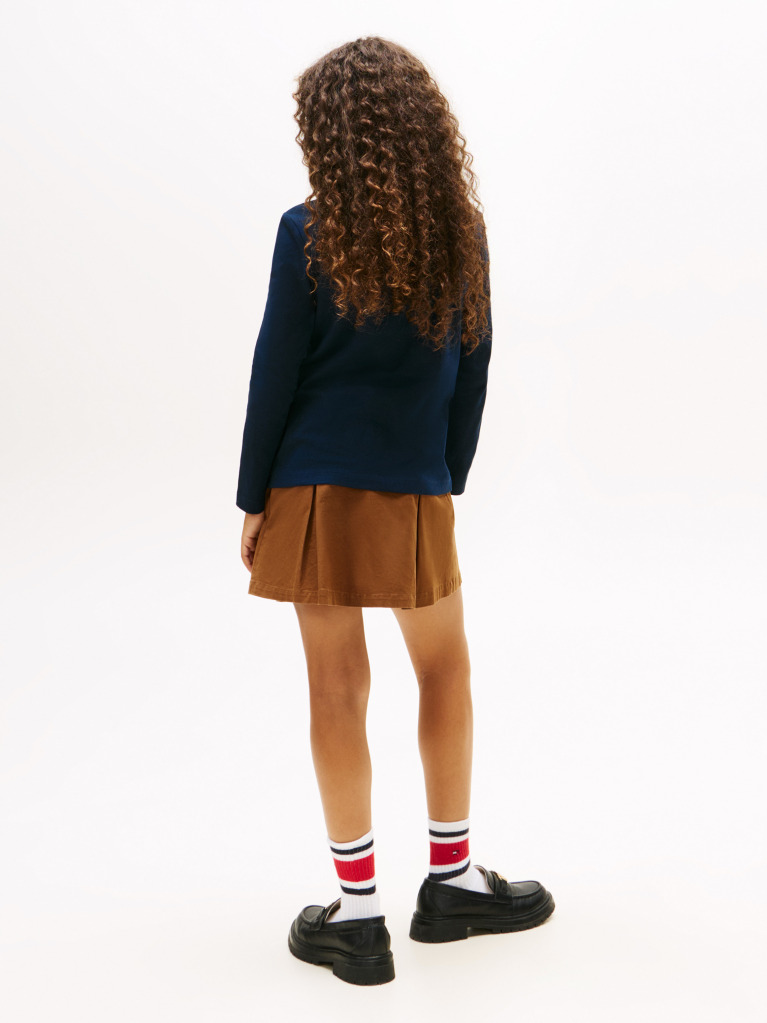 Blue Regular Fit Long Sleeve T-Shirt  Kids Unisex