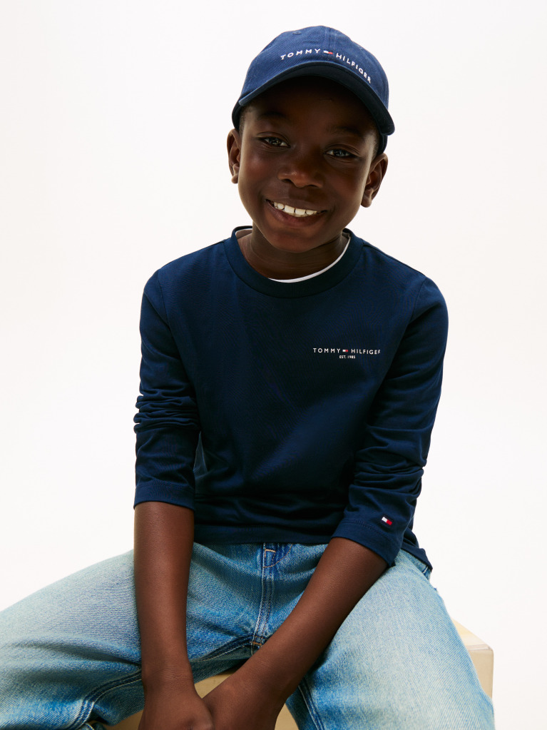 Blue Regular Fit Long Sleeve T-Shirt  Kids Unisex
