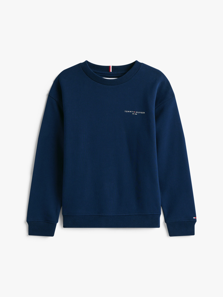 Blue Crew Neck Sweatshirt And Joggers Set  Kids Unisex