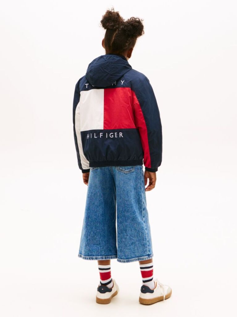 Blue Jacheta Relaxata Heritage Cu Blocuri De Culoare  Copii unisex