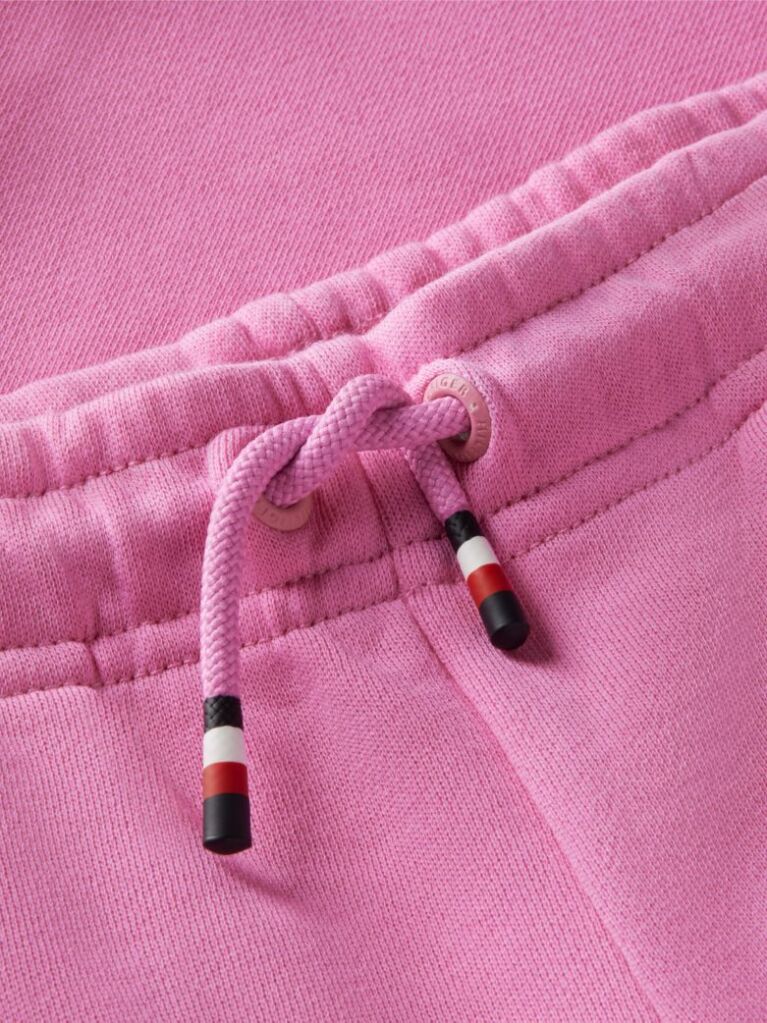 Pink Heritage Flag Logo Cuffed Drawstring Joggers  Kids Unisex