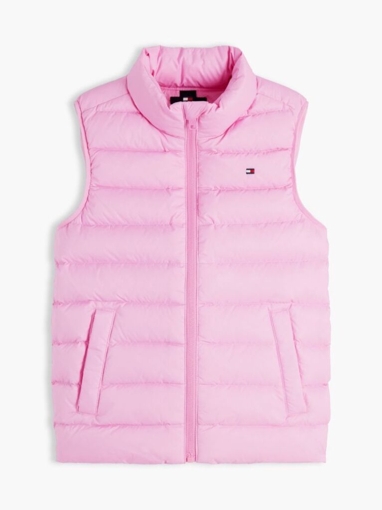 Pink Essential Light Down Vest  Kids Unisex