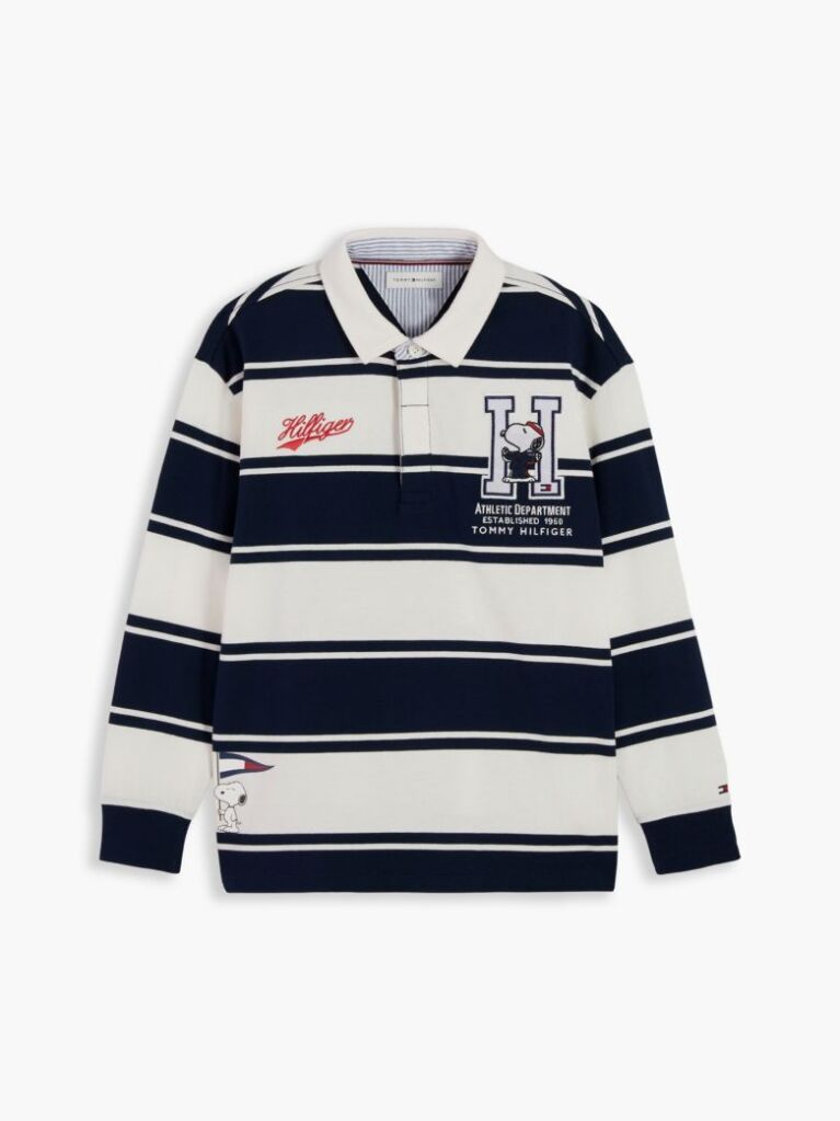Multi Peanuts® Rugby Polo Cu Dungi Si Croiala Regular  Copii unisex