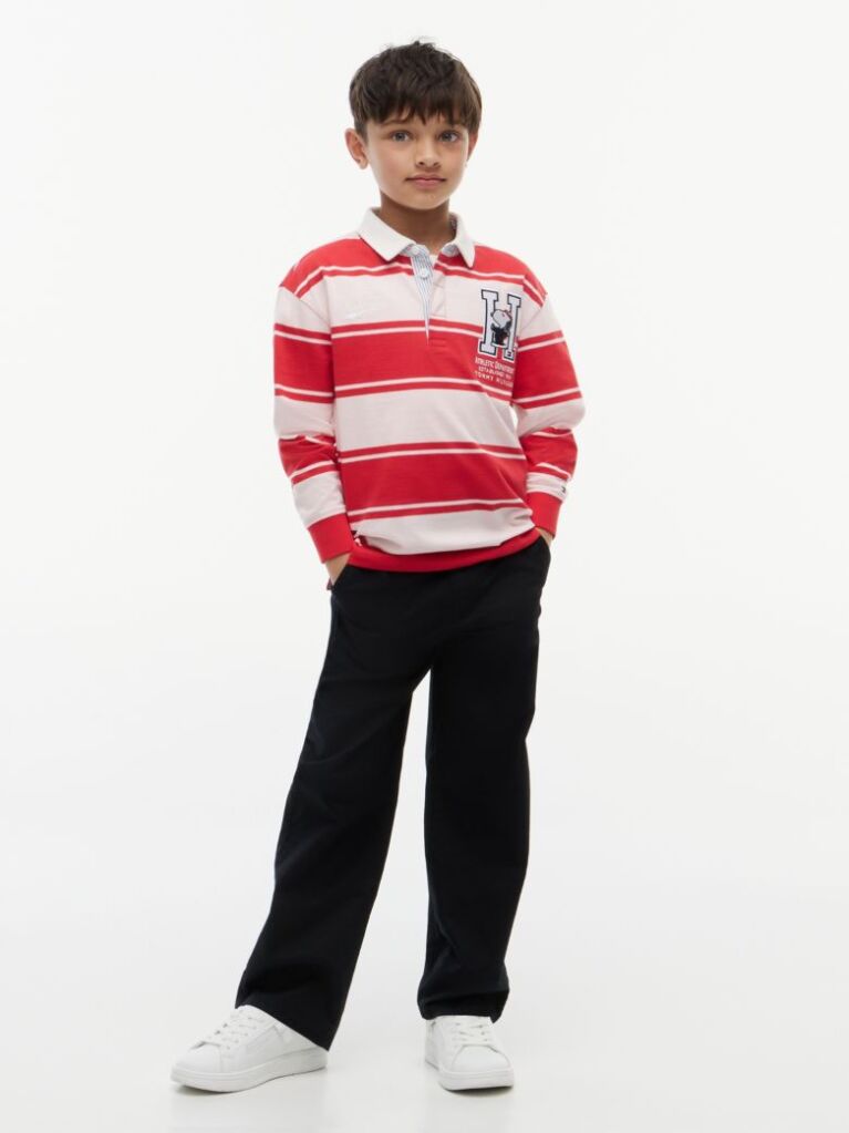 Multi Peanuts® Rugby Polo Cu Dungi Si Croiala Regular  Copii unisex