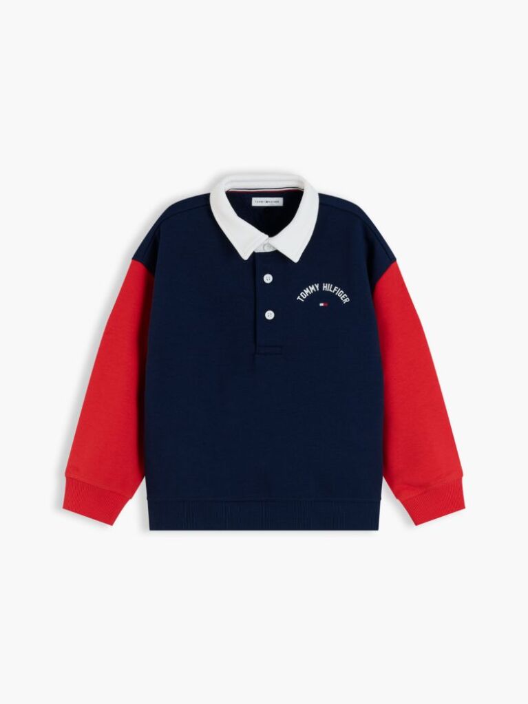 Multi Bluza De Trening Rugby Din Terry In Blocuri De Culori  Copii unisex