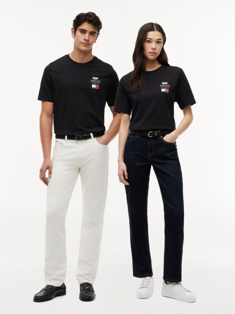 Black TH x Cadillac Formula 1® Team Logo T-Shirt  Unisex