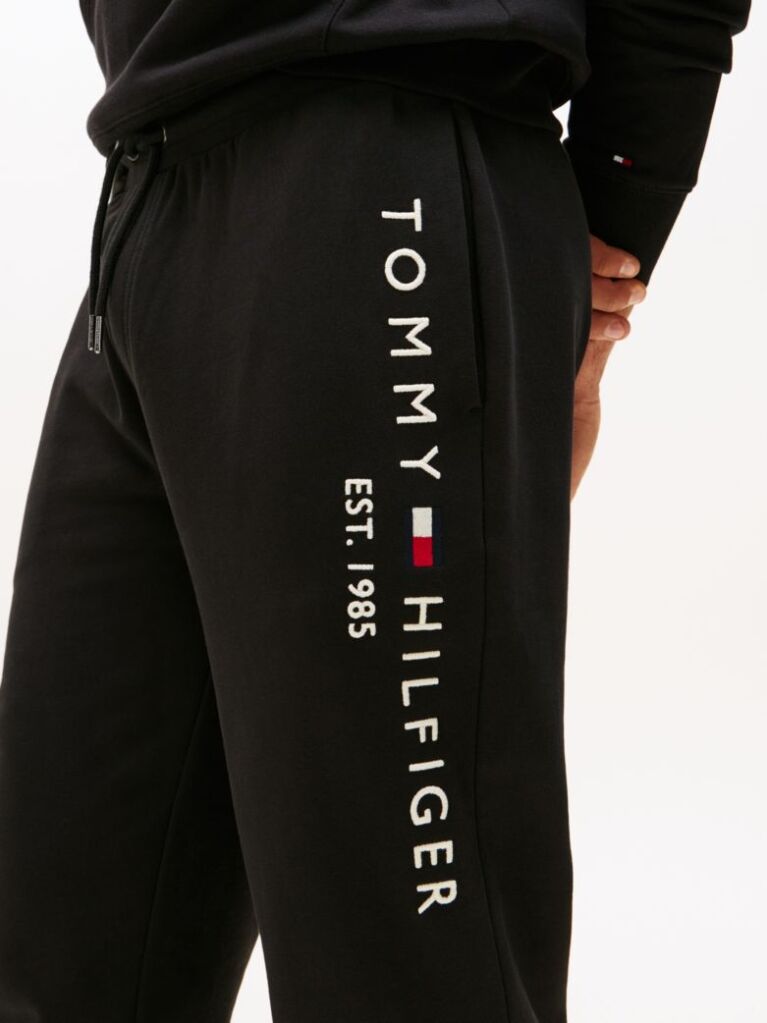 Negru Pantaloni Cu Logo Tommy  Barbati
