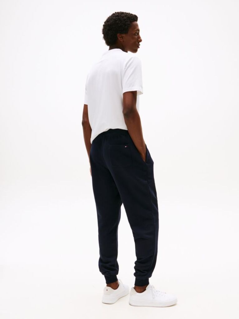 Blue Pantaloni Cu Logo Tommy  Barbati