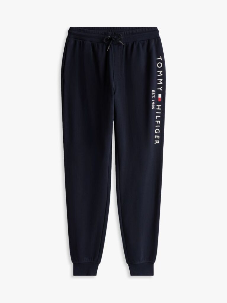 Blue Pantaloni Cu Logo Tommy  Barbati