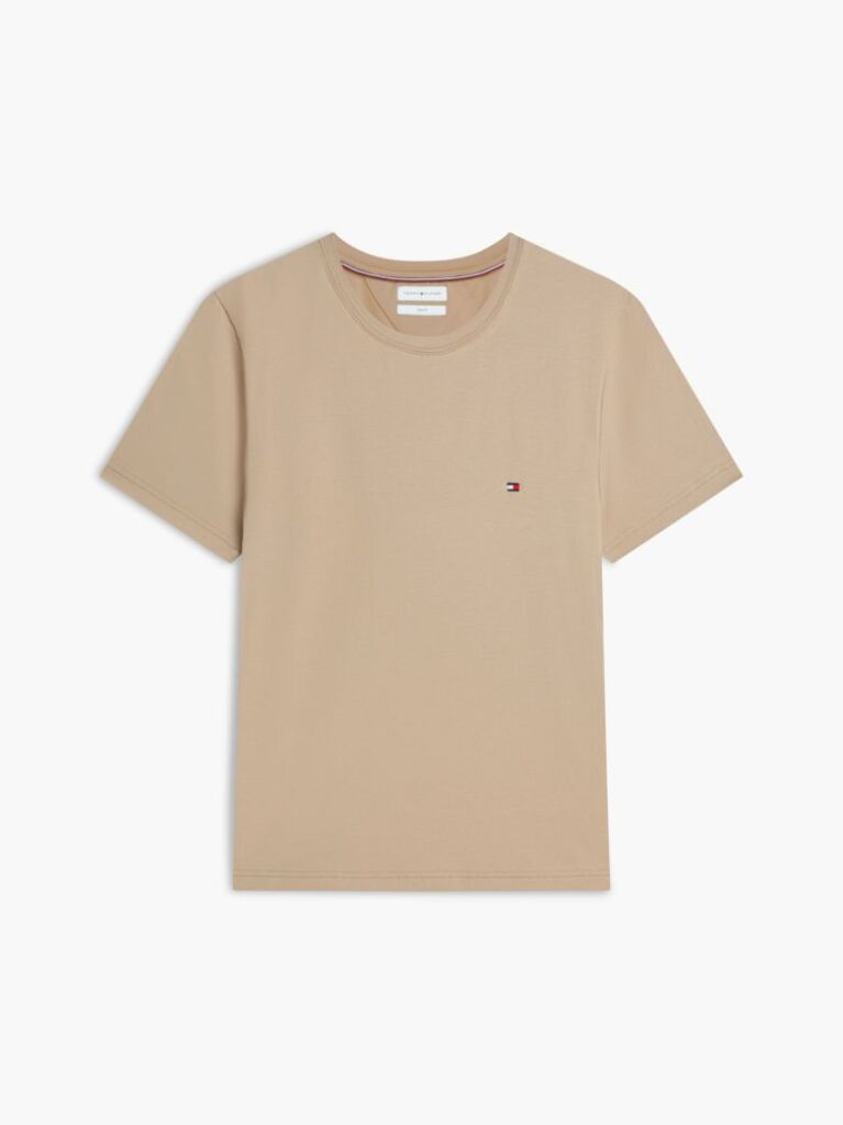 Verde Tricou Slim Fit Cu Steag Brodat  Barbati