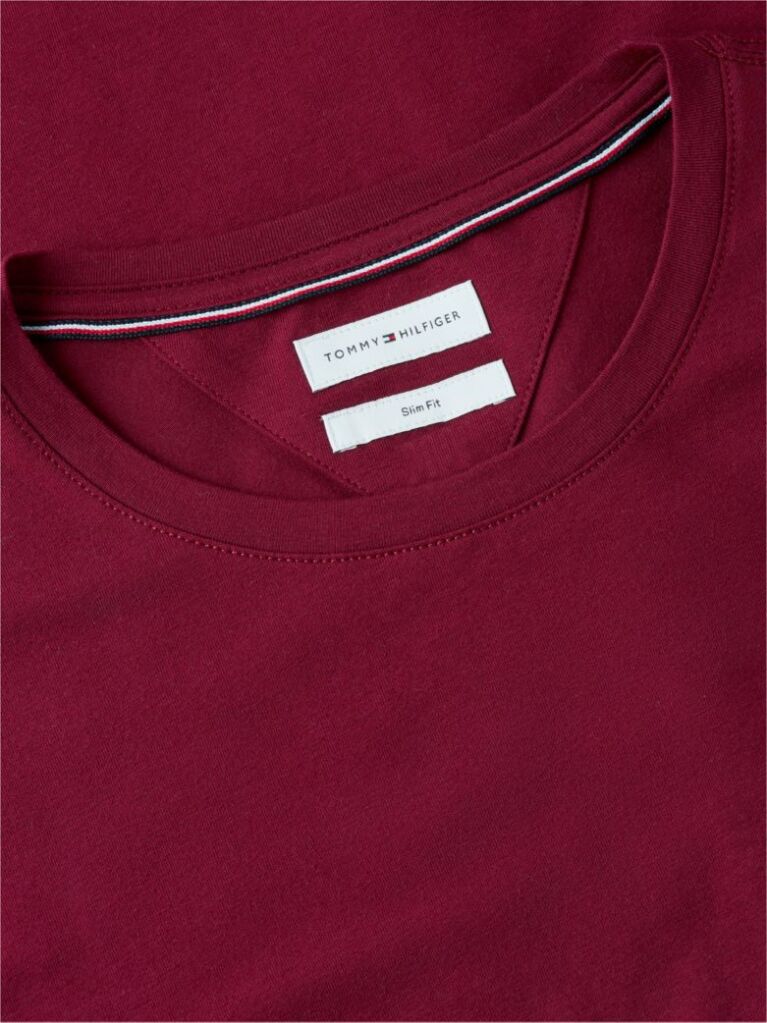 Red Long Sleeve Extra Slim Fit T-Shirt  Men
