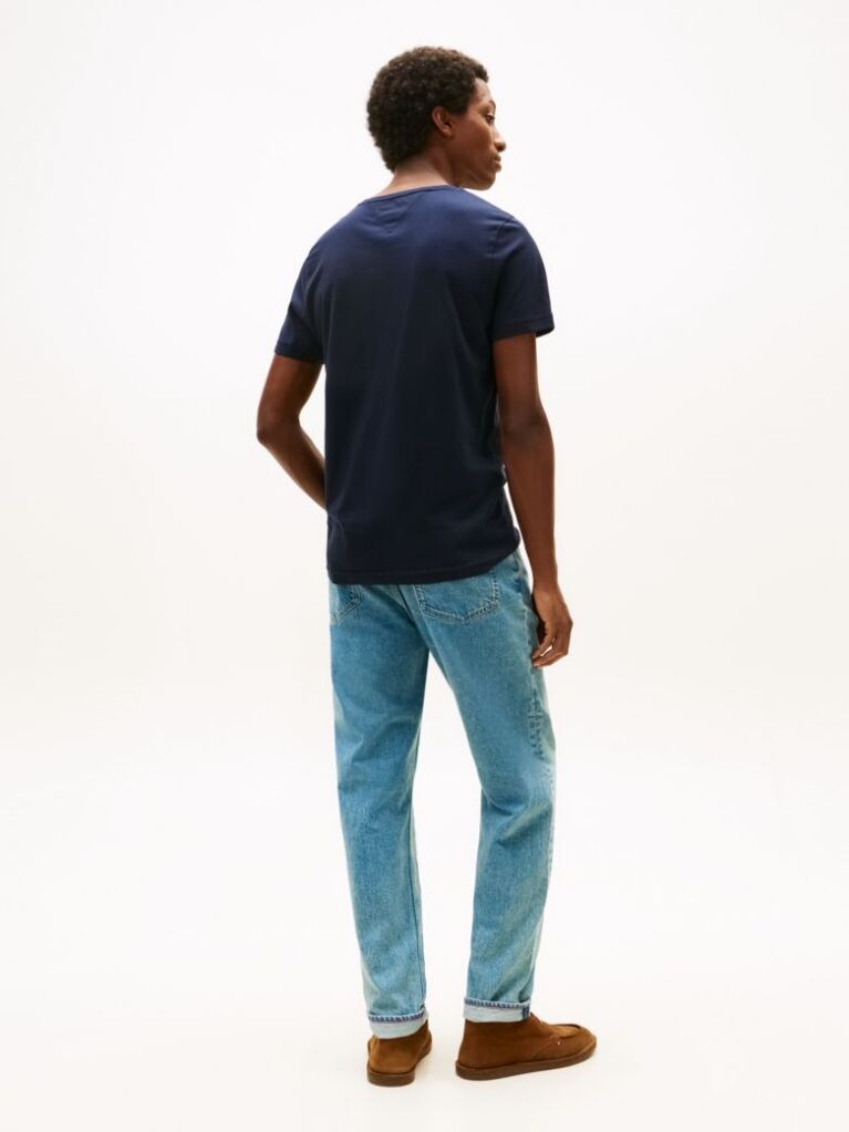 Blue Tricou Tommy Hilfiger Cu Logo  Barbati