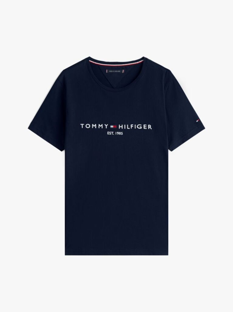 Blue Tricou Tommy Hilfiger Cu Logo  Barbati