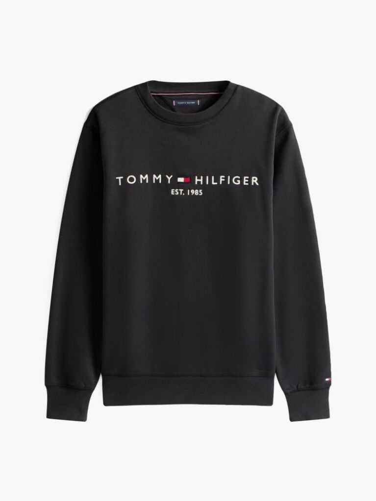 Negru Bluza Cu Logo Tommy  Barbati