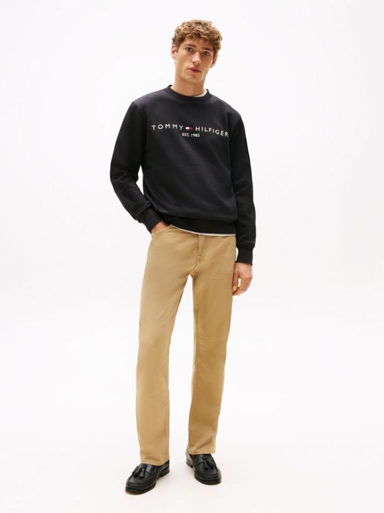 Negru Bluza Cu Logo Tommy  Barbati