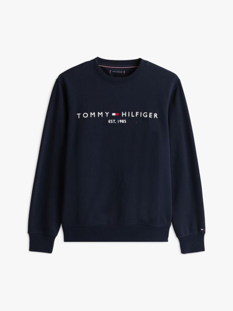 Blue Bluza Cu Logo Tommy  Barbati