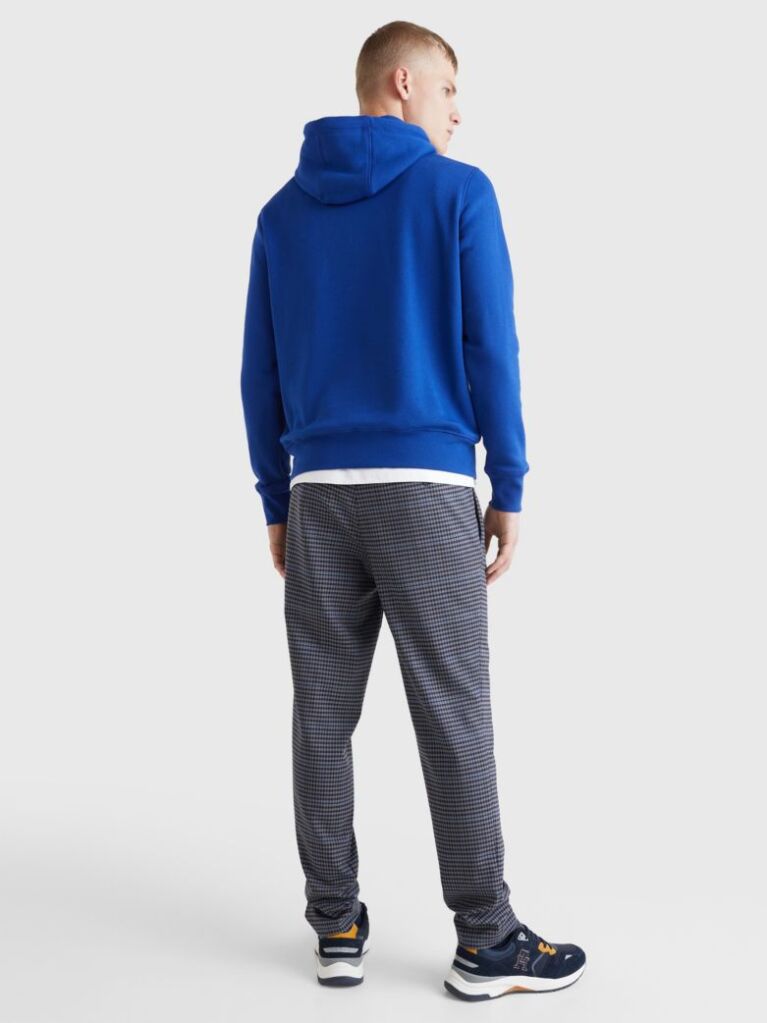 Blue Tommy Logo Hoody  Men