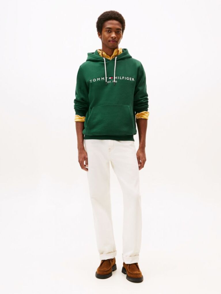 Verde Hanorac Cu Logo Tommy  Barbati