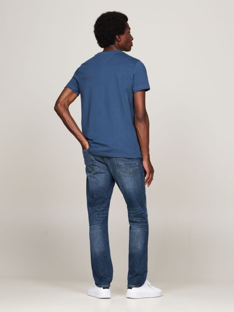 Blue Logo Slim Fit Jersey T-Shirt  Men