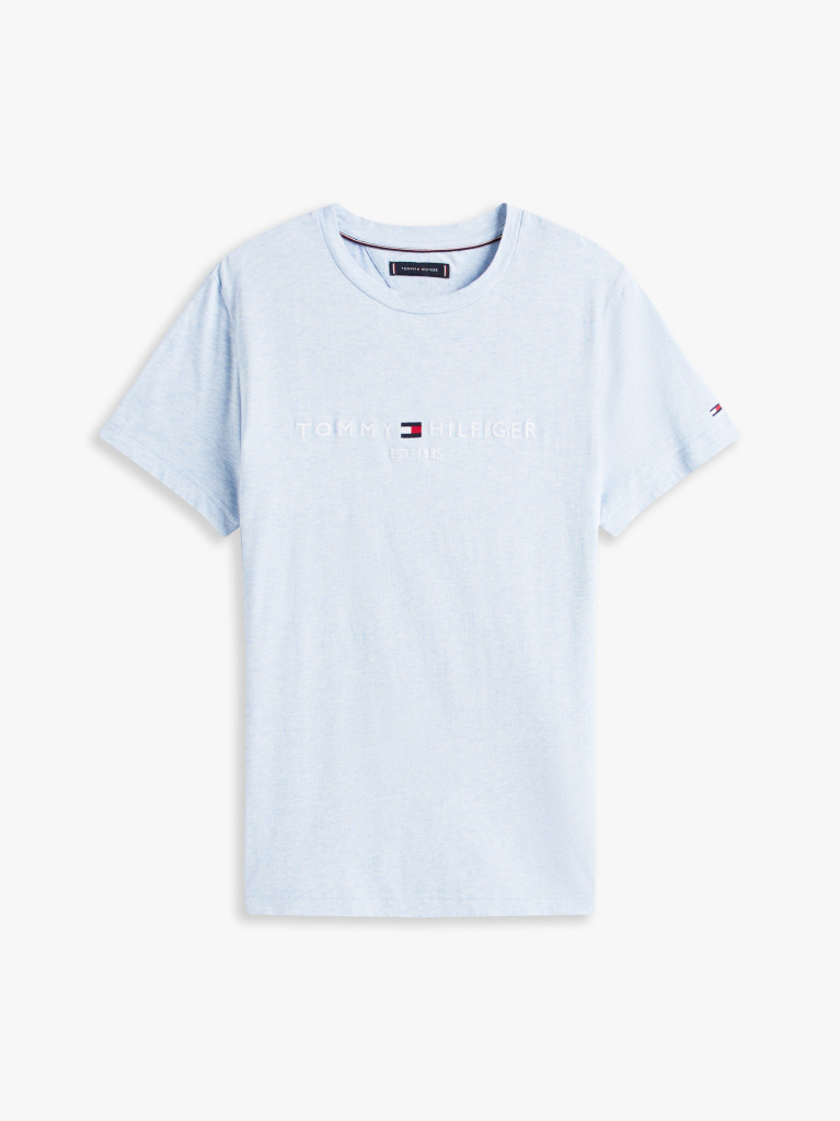 Blue Logo Slim Fit Jersey T-Shirt  Men