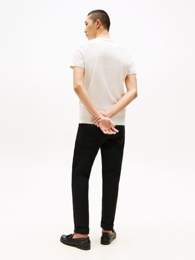 Bej Tricou Slim Fit Cu Logo  Barbati