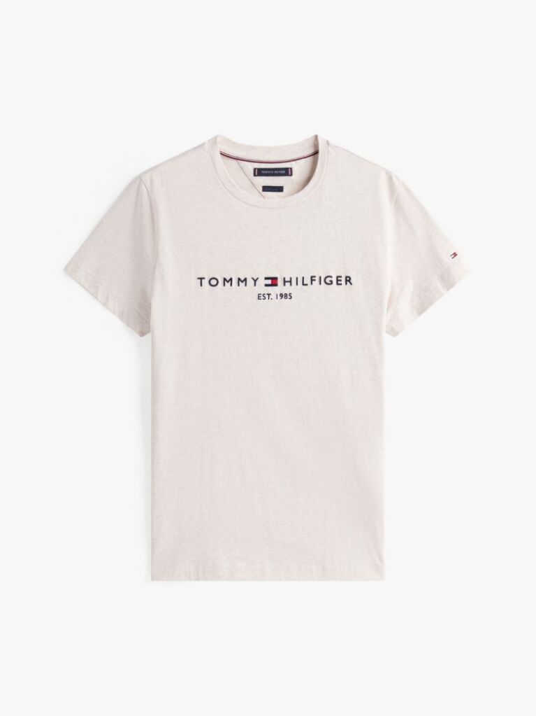 Bej Tricou Slim Fit Cu Logo  Barbati