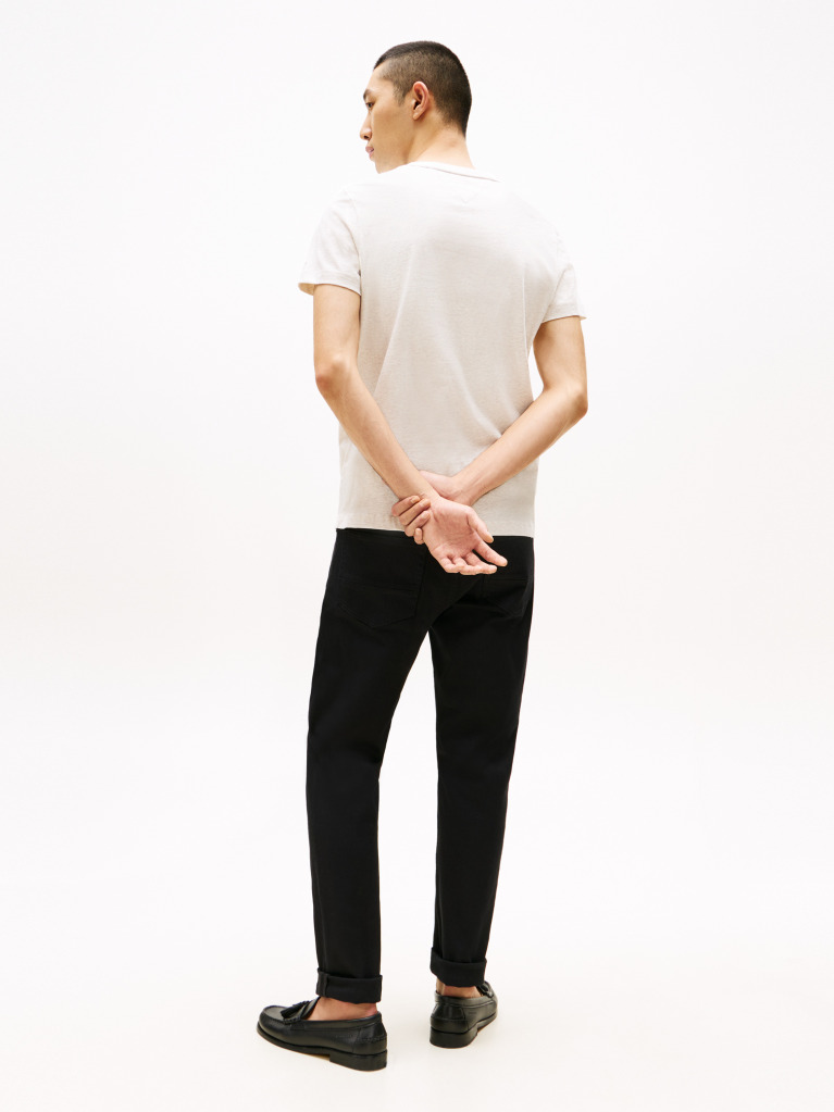 Bej Tricou Slim Fit Cu Logo  Barbati