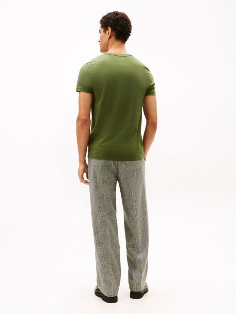 Green Logo Slim Fit Jersey T-Shirt  Men