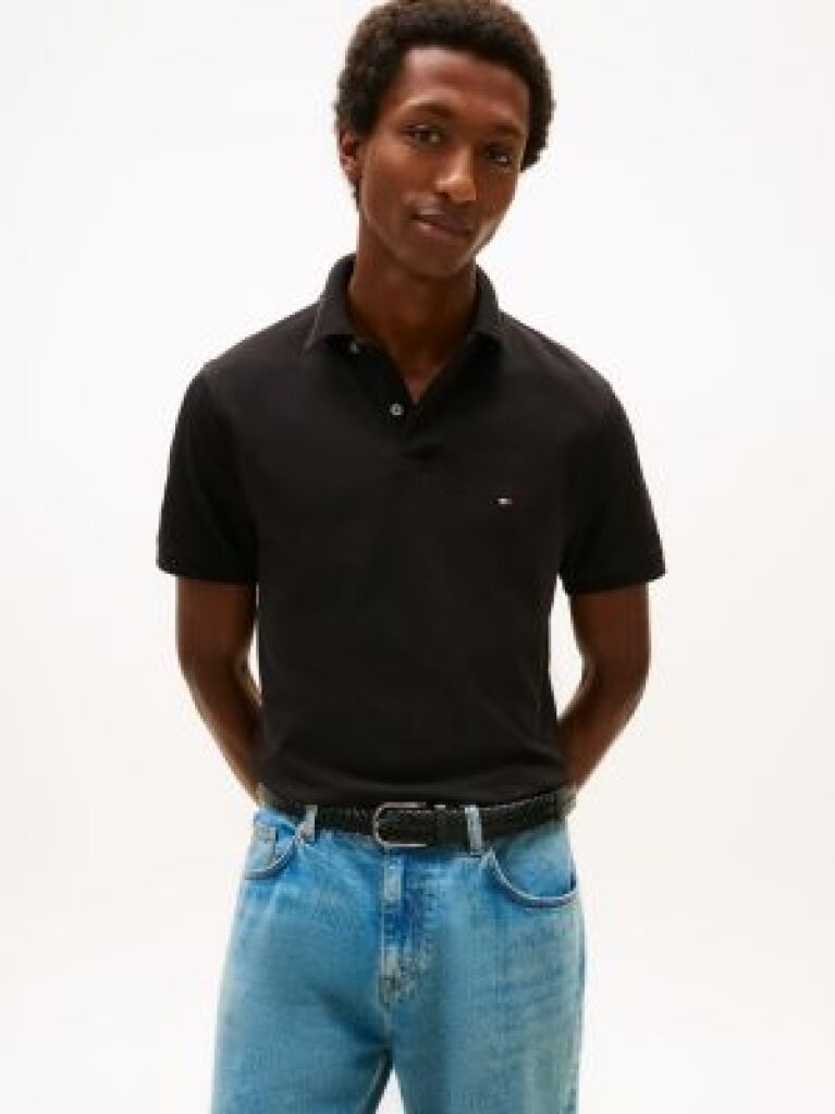 Negru Polo Regular Fit 1985 Collection  Barbati