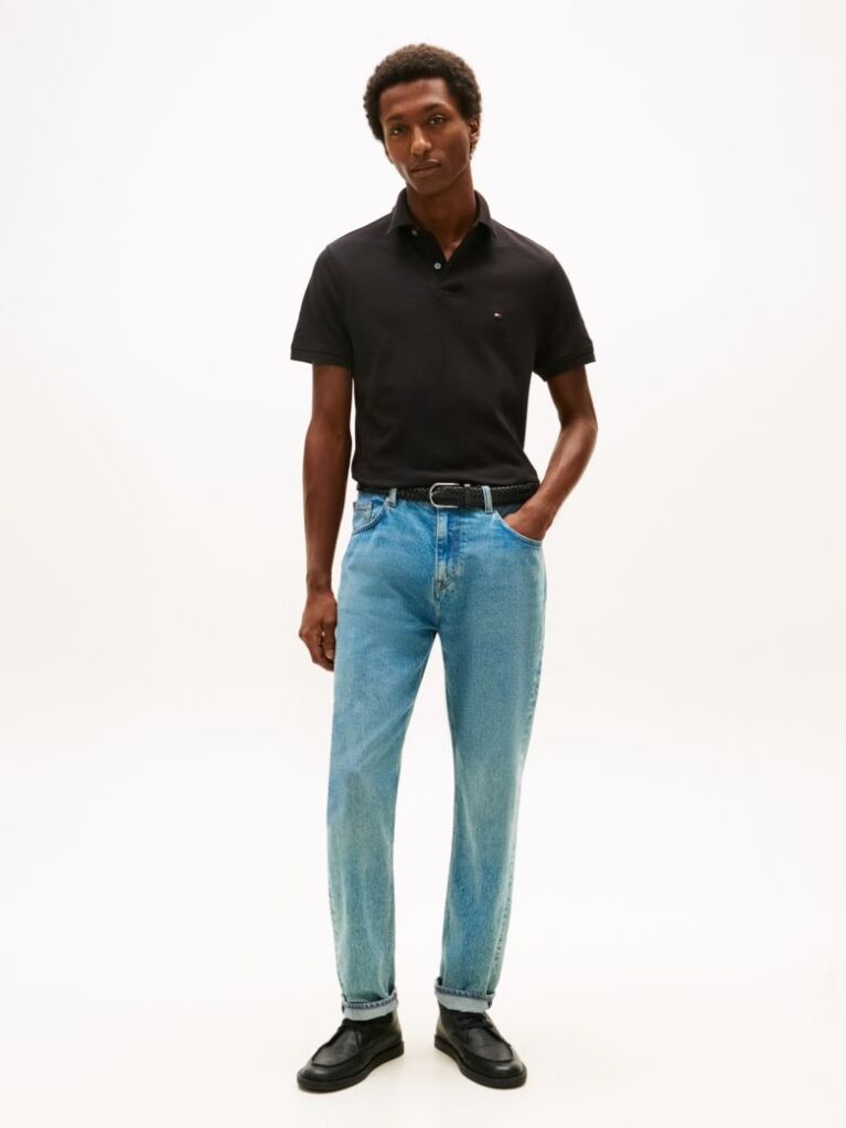 Negru Polo Regular Fit 1985 Collection  Barbati