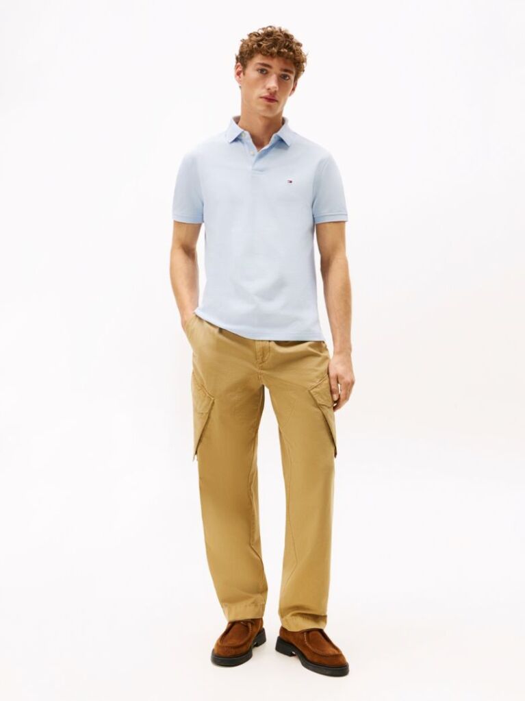 Blue 1985 Collection Regular Fit Pique Polo  Men
