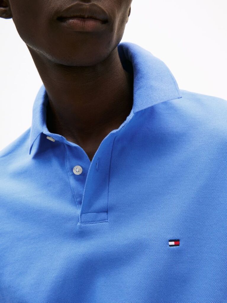 Blue 1985 Collection Regular Fit Pique Polo  Men