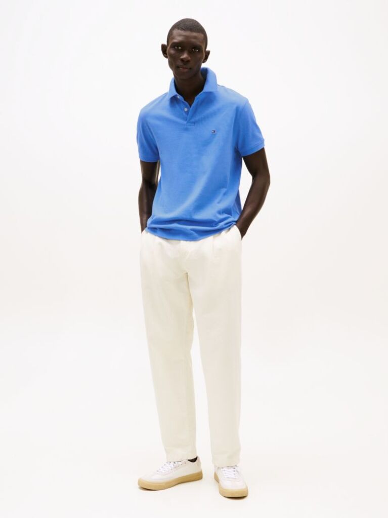 Blue 1985 Collection Regular Fit Pique Polo  Men