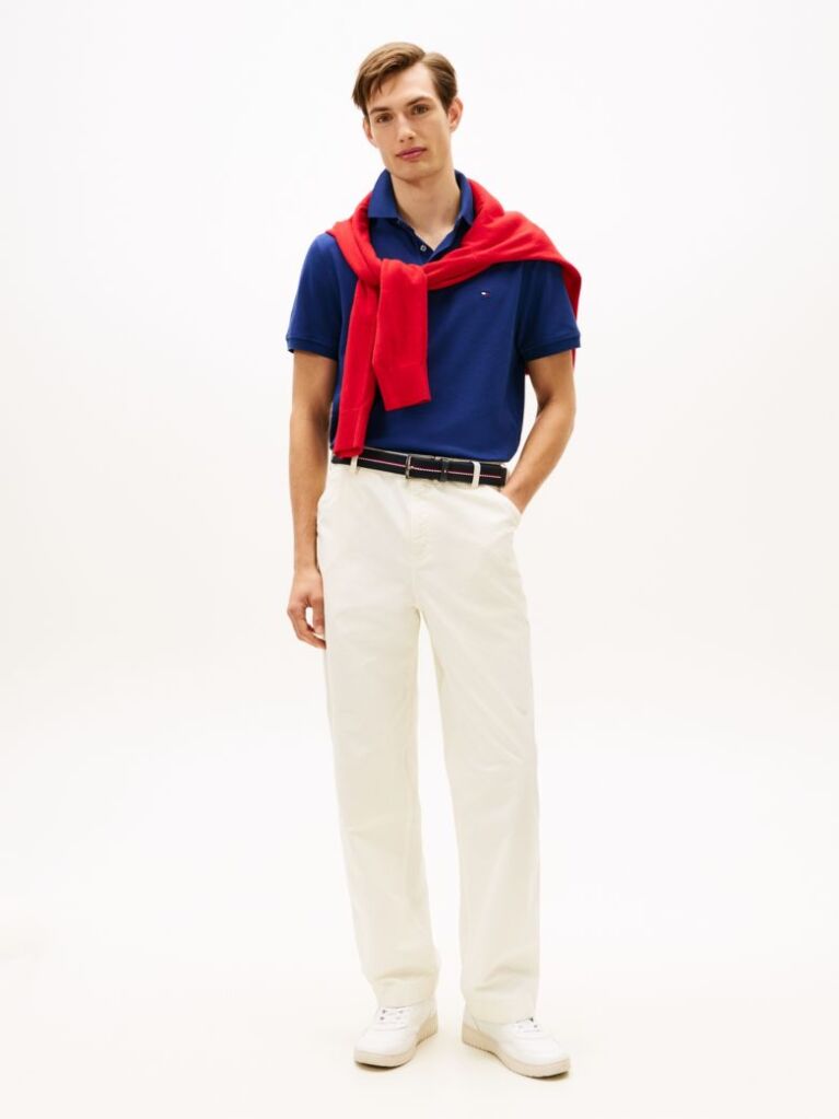 Blue 1985 Collection Regular Fit Pique Polo  Men