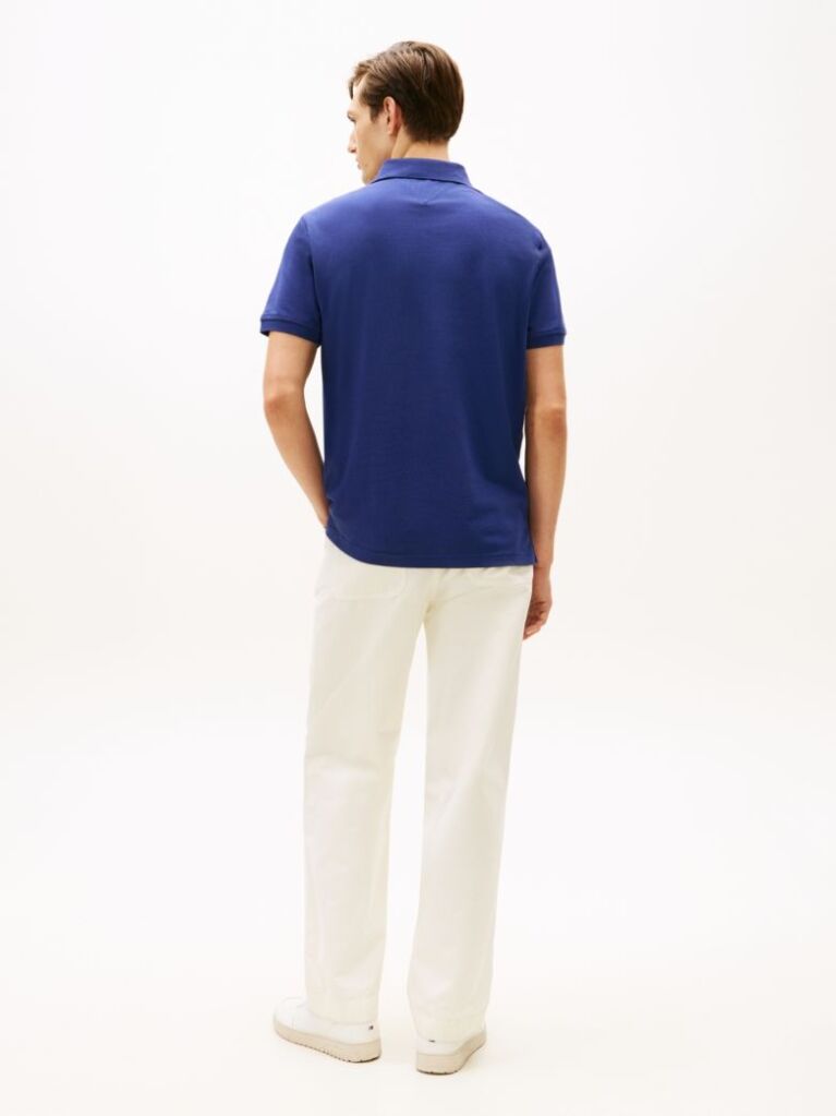 Blue 1985 Collection Regular Fit Pique Polo  Men