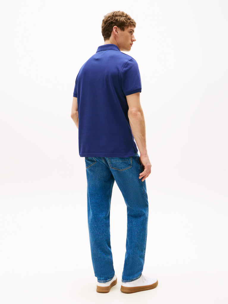 Blue 1985 Collection Regular Fit Pique Polo  Men