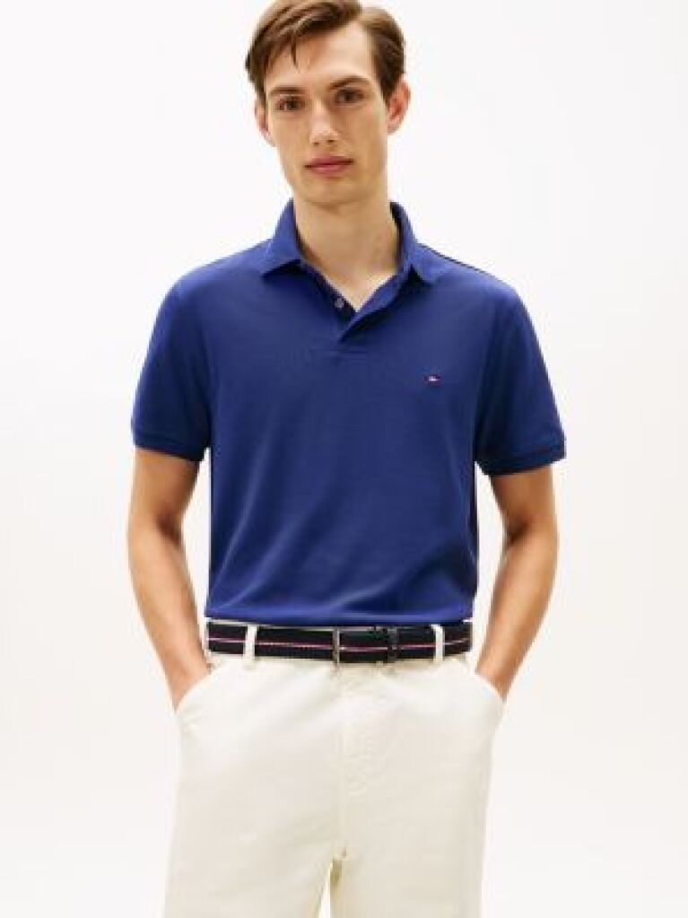 Blue 1985 Collection Regular Fit Pique Polo  Men