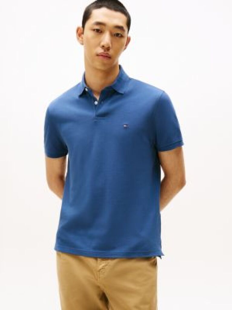 Blue 1985 Collection Regular Fit Pique Polo  Men