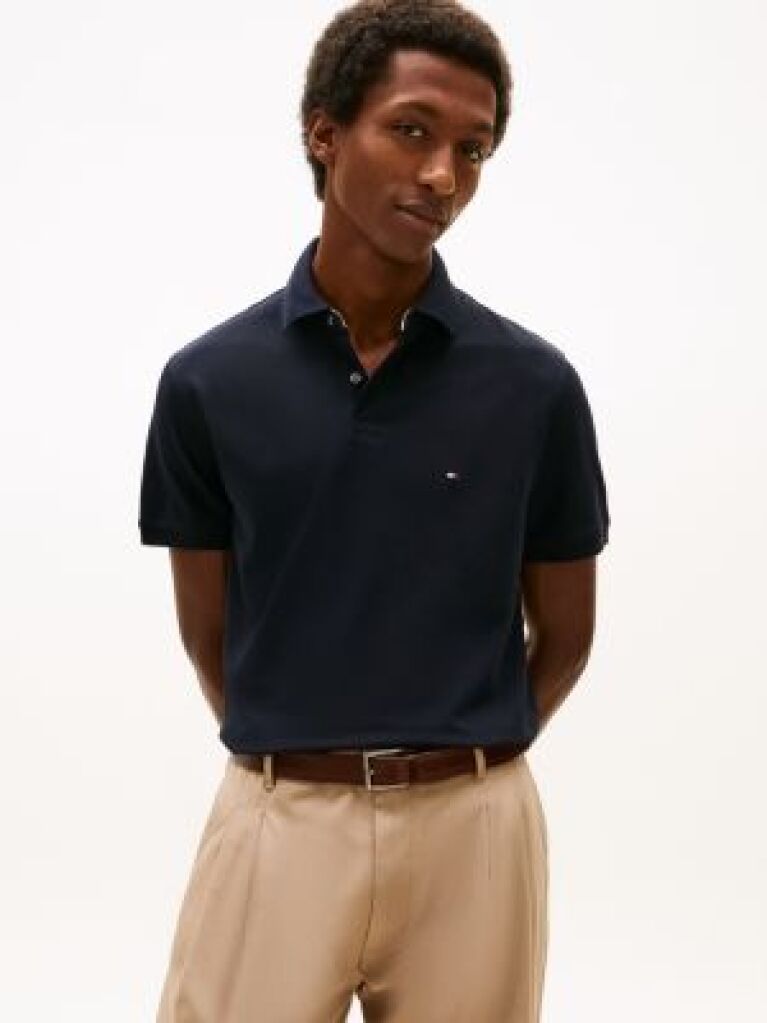 Blue 1985 Collection Regular Fit Pique Polo  Men