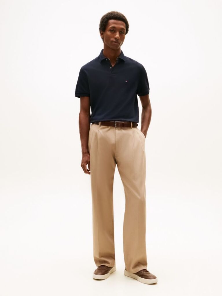 Blue 1985 Collection Regular Fit Pique Polo  Men