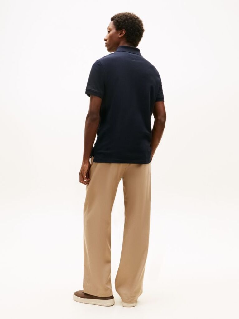 Blue 1985 Collection Regular Fit Pique Polo  Men