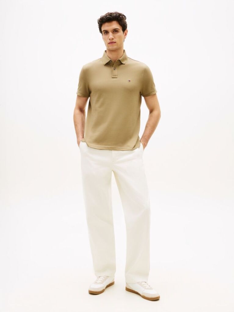 Beige 1985 Collection Regular Fit Pique Polo  Men