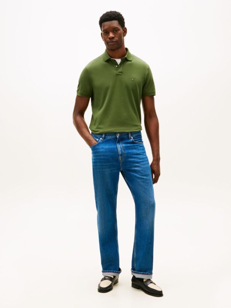 Green 1985 Collection Regular Fit Pique Polo  Men