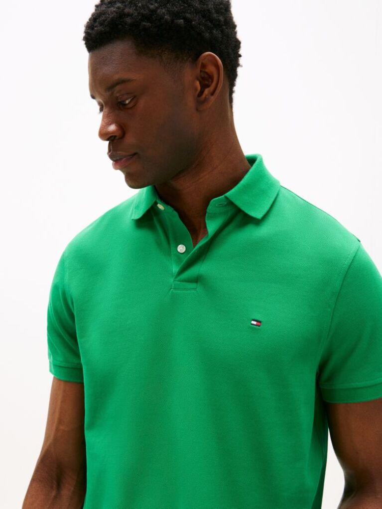 Green 1985 Collection Regular Fit Pique Polo  Men