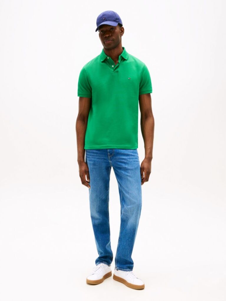 Green 1985 Collection Regular Fit Pique Polo  Men