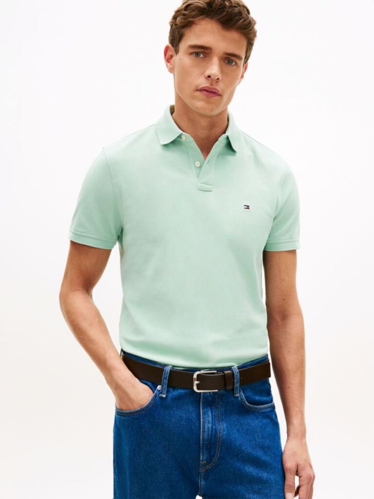 Green 1985 Collection Regular Fit Pique Polo  Men