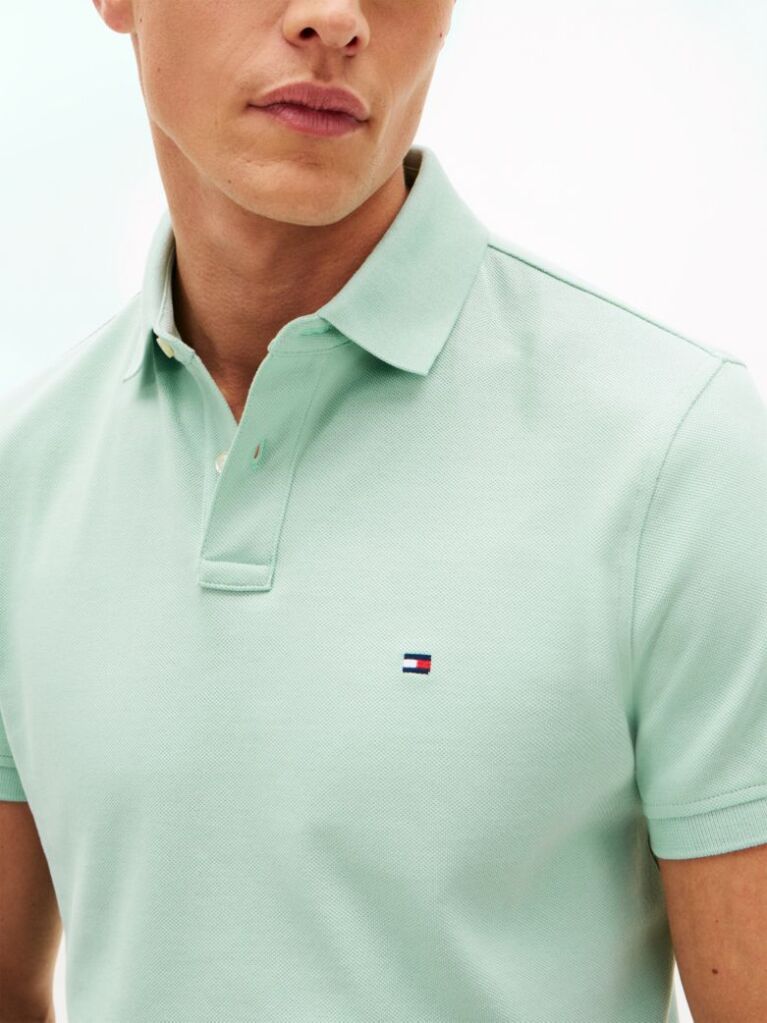 Green 1985 Collection Regular Fit Pique Polo  Men