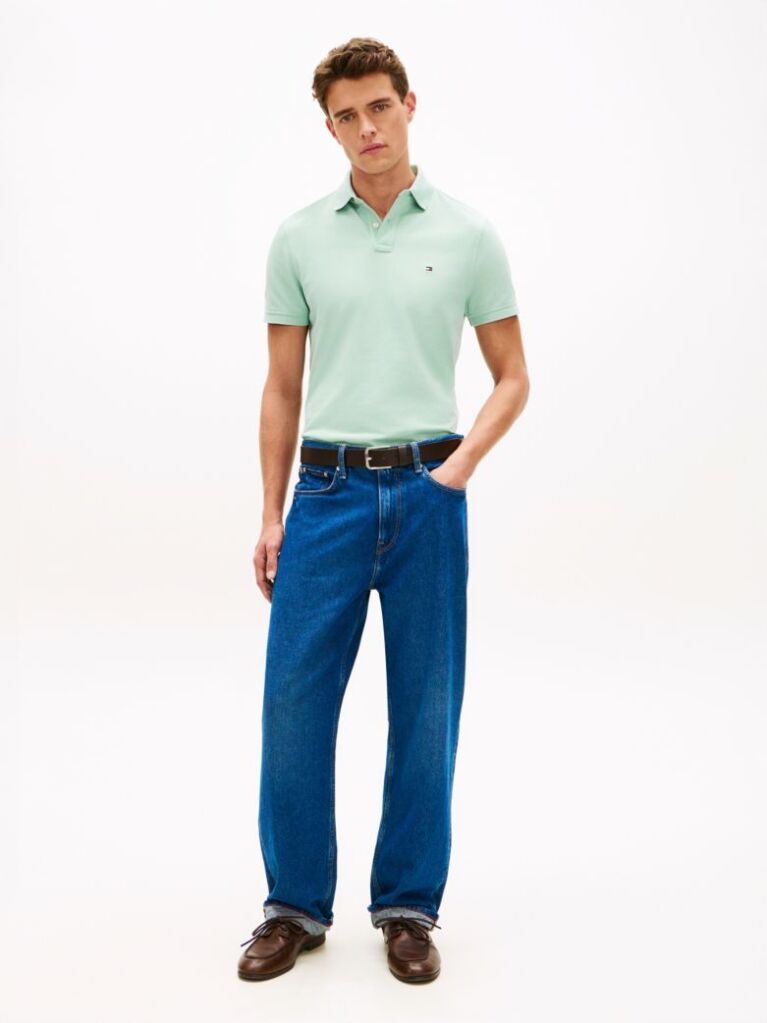 Green 1985 Collection Regular Fit Pique Polo  Men